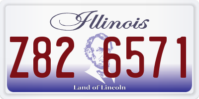 IL license plate Z826571