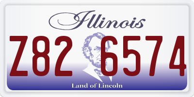 IL license plate Z826574