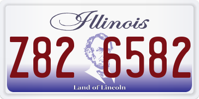 IL license plate Z826582
