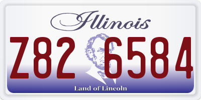 IL license plate Z826584