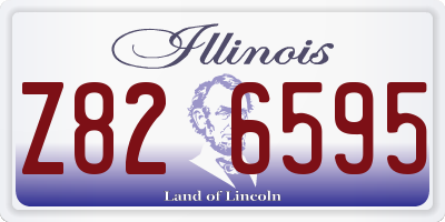 IL license plate Z826595