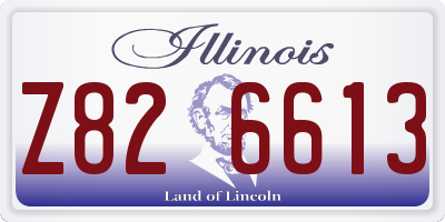IL license plate Z826613