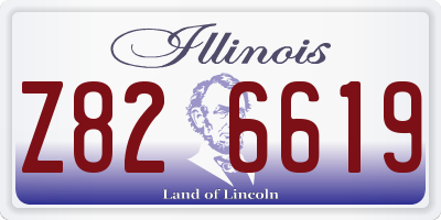 IL license plate Z826619