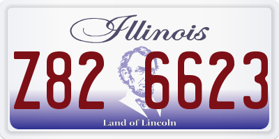 IL license plate Z826623