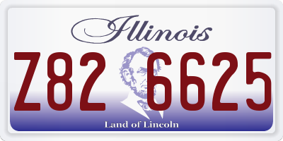 IL license plate Z826625