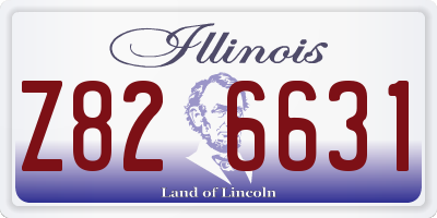 IL license plate Z826631