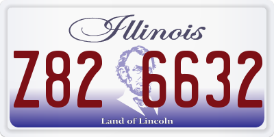 IL license plate Z826632