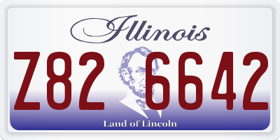 IL license plate Z826642