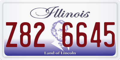IL license plate Z826645