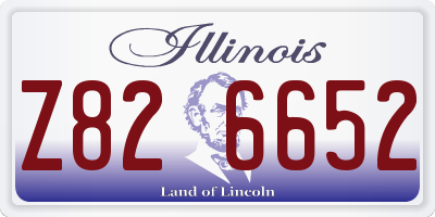 IL license plate Z826652