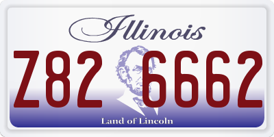 IL license plate Z826662