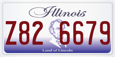 IL license plate Z826679