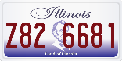 IL license plate Z826681