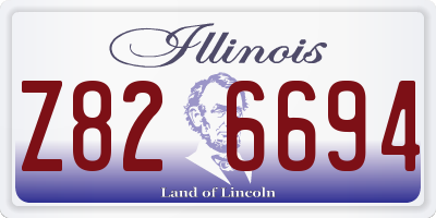IL license plate Z826694