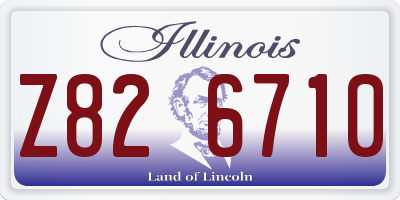 IL license plate Z826710