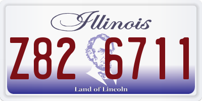 IL license plate Z826711
