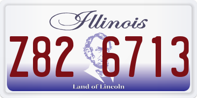 IL license plate Z826713