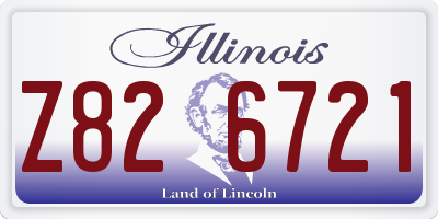 IL license plate Z826721