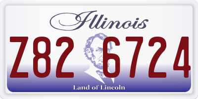 IL license plate Z826724