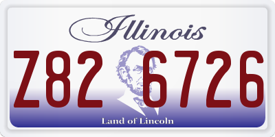 IL license plate Z826726