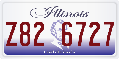 IL license plate Z826727