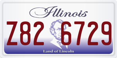 IL license plate Z826729