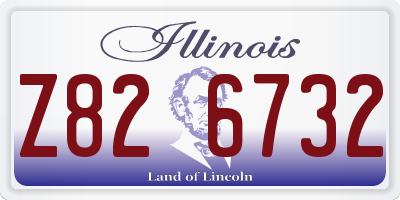 IL license plate Z826732