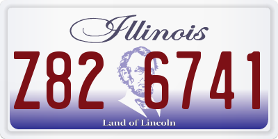 IL license plate Z826741