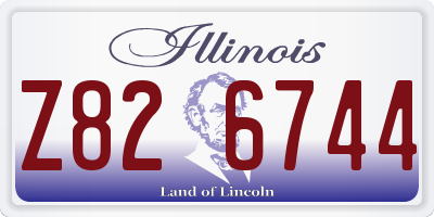 IL license plate Z826744