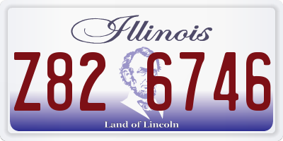 IL license plate Z826746