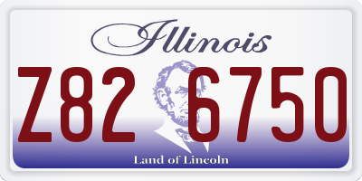 IL license plate Z826750