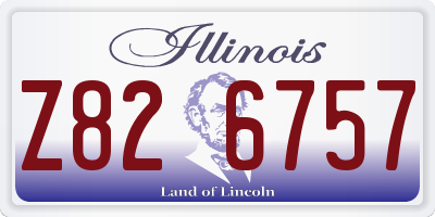 IL license plate Z826757