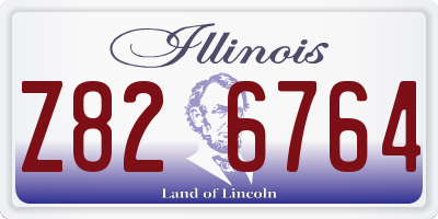 IL license plate Z826764