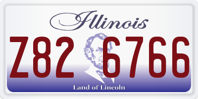 IL license plate Z826766