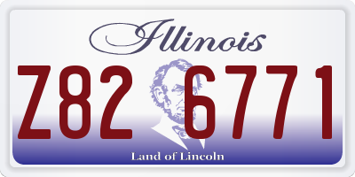 IL license plate Z826771