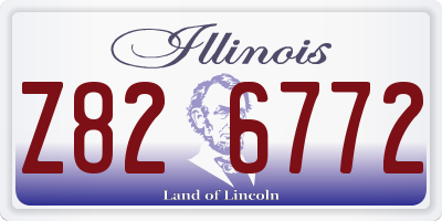 IL license plate Z826772