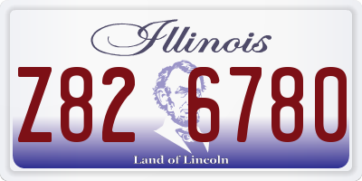 IL license plate Z826780