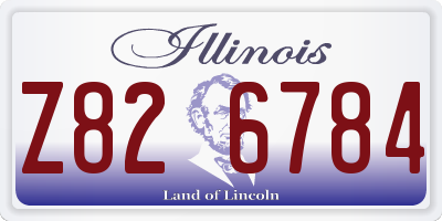 IL license plate Z826784