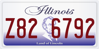 IL license plate Z826792