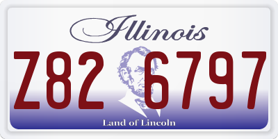 IL license plate Z826797