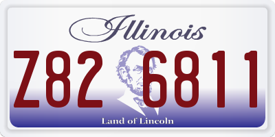 IL license plate Z826811