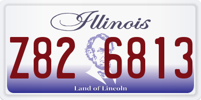 IL license plate Z826813