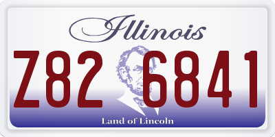 IL license plate Z826841