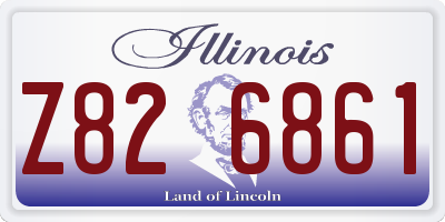 IL license plate Z826861