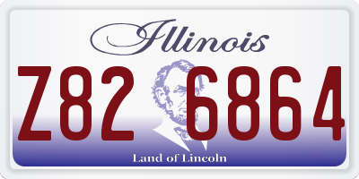 IL license plate Z826864