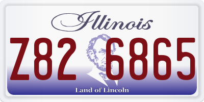 IL license plate Z826865