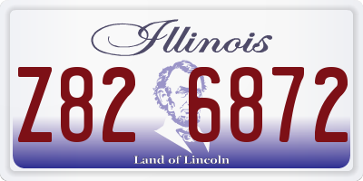 IL license plate Z826872