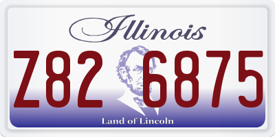 IL license plate Z826875