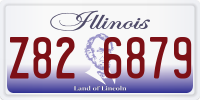 IL license plate Z826879