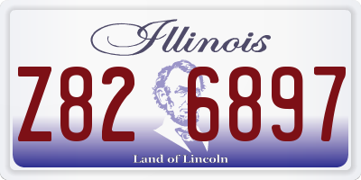 IL license plate Z826897